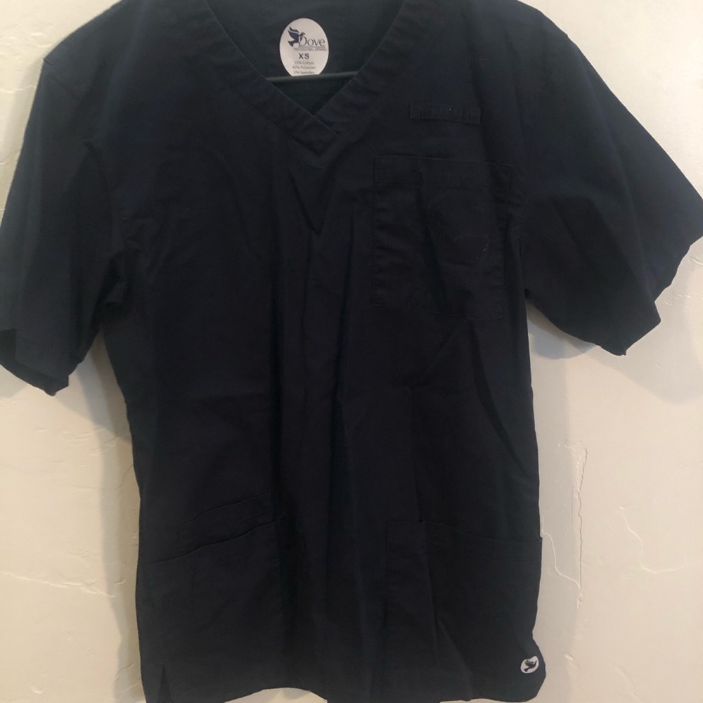 Dove XS navy scrub set